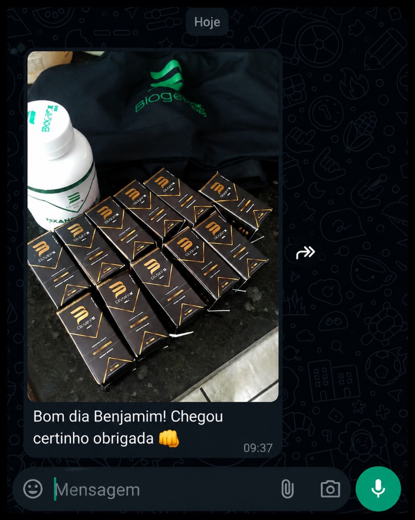 Mensagem de WhatsApp de cliente 2