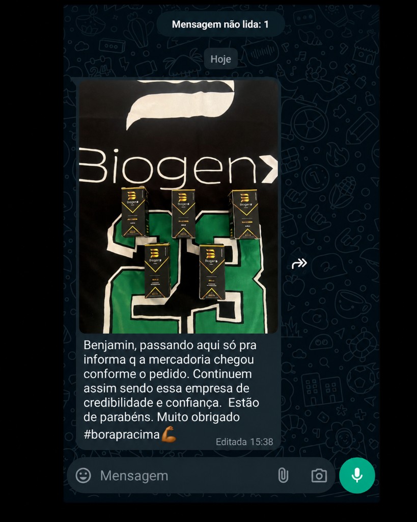 Mensagem de WhatsApp de cliente 4